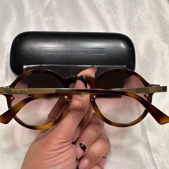 ?Alaxander McQueen Unisex Round Sunglasses main image 6